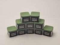 Craie de billard Hola Champion Superior, couleur verte, 98 unités, ensemble combiné, boîte de rangement en PU, pour l'entraînement, directement du fabricant