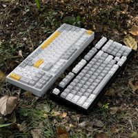 Tecsee Cherry Profile Keycaps Heavy Industry Mechanical Keyboard PBT Keycaps 100%/75%/65% Keyboard Double Shot Dye-Sub Keycaps