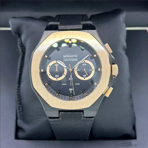 5a יוקרה עסקים אופנה אנלוגי שעון נירוסטה קוורץ נירוסטה עם רצועת כרונוגרף עמיד למים - Product Image 3