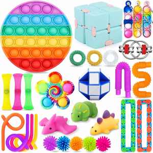 Premium Crochet Metal EDC <b>Gadget</b> 35pcs Stress Relief Fidget Slider for <b>Kids</b> Office Desk Fidget Toy Novelty Gag Toys - Product Image 1