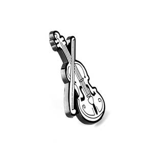 कस्टम संगीत पियानो वायलिन गिटार अंचल पिन बिल्ला धातु हार्ड तामचीनी संगीत वाद्ययंत्र पिन - Product Image 2