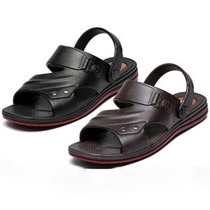 Vente en gros <span class=keywords><strong>de</strong></span> pantoufles pour hommes <span class=keywords><strong>de</strong></span> haute qualité au meilleur prix, confortables, respirantes, antidérapantes, résistantes à l'usure, avec semelle extérieure bicolore, sandales pour hommes - Product Image 2