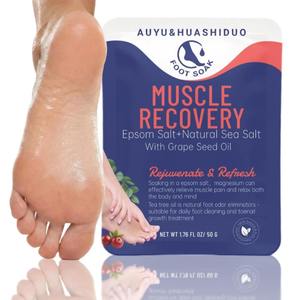 Sali da Bagno per Piedi 50g, <span class=keywords><strong>Cura</strong></span> dei Piedi, Idratante, per Calli, Pedicure Spa, Dolori Muscolari, Piedi Stanchi - Product Image 1
