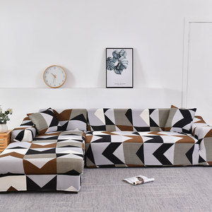 Geometric Printed Furniture Sectional Cover Protector Shape <strong>Slipcover</strong> Elastic Stretch Stretchable <strong>Sofa</strong> Covers <strong>for</strong> Living Room - Product Image 2