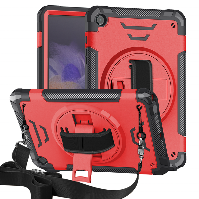 Trending Stand Tablet Cases for Samsung Tab A11 Plus A9+ A9 Plus 11 Inch X230 X236 X238 Rugged Shockproof Back Covers Strap