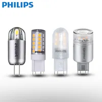 פיליפס G4 מנורת חרוזים LED נורות קטן קריסטל מנורת אנרגיית סיכת חיסכון 12V צהוב פוטו מראה פנסי G9 אור מקור s
