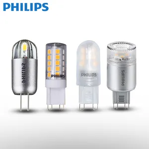 필립스 G4 램프 비즈 LED 전구 작은 크리스탈 램프 핀 에너지 절약 12V 노란색 광전지 거울 헤드 라이트 G9 광원 s