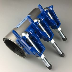 Abraçadeira de Reparo para Tubos Vazadores em Aço Inoxidável SS304 com Conexão DI - Product Image 2