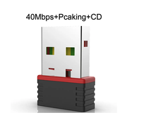 Émetteur récepteur sans fil 150mbps personnalisé Mini carte réseau sans fil Wifi Dongle pour ordinateur portable de bureau