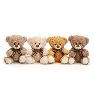 Venta al por Mayor de Osos de Peluche Personalizados con Logotipo, Juguetes de Peluche con Lazo para Niñas y Niños - Product Image 6