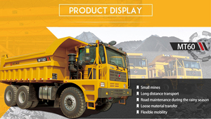 Thương hiệu mới lgmg 6x4 50t 60ton 70ton tải trọng 60t off road khai thác mỏ xe tải mt86h mt106 MT60 mt50 - Product Image 5