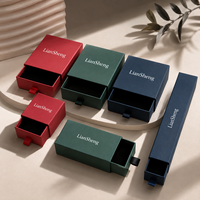 Luxuriöse Starre Schmuck-Geschenkbox mit Eigenem Logo Bedruckte Papier-Verpackungsbox für Schmuck, Ohrringe, Armbänder und Kosmetik-Aufbewahrung