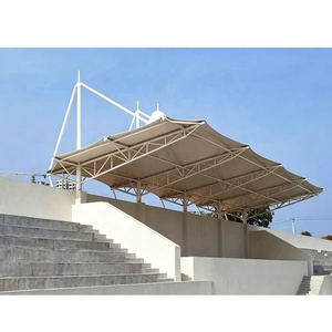 Structure de toit en membrane, supports en acier, toit de tribune, résistant aux UV, imperméable, pare-soleil, pour stades et rencontres sportives - Product Image 6