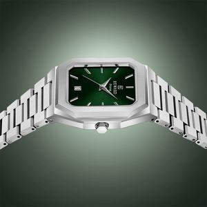 <span class=keywords><strong>Montre</strong></span> à quartz pour <span class=keywords><strong>homme</strong></span> <span class=keywords><strong>REWARD</strong></span>, élégante, minimaliste, de luxe, boîtier carré, étanche, bracelet en acier inoxydable, pour <span class=keywords><strong>homme</strong></span> - Product Image 2