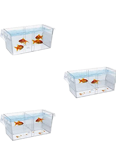Warmtone WT-2005 hiện đại Acrylic <span class=keywords><strong>Aquarium</strong></span> Fish Trại giống cá nổi hộp với lưới có thể tháo rời và kim loại đứng - Product Image 3