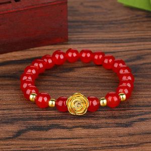 Trendy Gold Plated Wealth Pixiu Lucky <b>Bracelet</b> Glass <b>Beads</b> Beaded Animal Amulet <b>Men</b> Women's <b>Bracelet</b> - Product Image 3