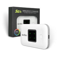 Routeur sans fil 4G LTE A8, WiFi 5G portable, MIFI de poche, Hotspot mobile débloqué, Emplacement pour carte SIM, 3000 mAh, Transfrontalier