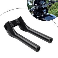 Peninggi setang sepeda motor, alumunium Universal peninggi setang CNC klem dapat disesuaikan gambar pabrik