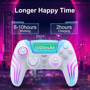 Cho ps5 không dây điều khiển trò chơi RGB ánh sáng joystick <span class=keywords><strong>Gamepad</strong></span> với đôi sốc hiệu ứng hội trường kích hoạt cho PS4/ps5 Trò chơi giao diện điều khiển - Product Image 3