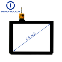 Écran tactile LCD PCAP OEM/ODM de 8 pouces pour terminaux en libre-service
