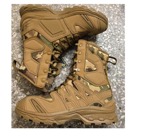 TSB1 CP camouflage men Outdoor <b>Boots</b> CP Camouflage Aeisk AK Asiaon Customized Suede Long Desert <b>Boots</b> <b>HIking</b> Shoes - Product Image 1