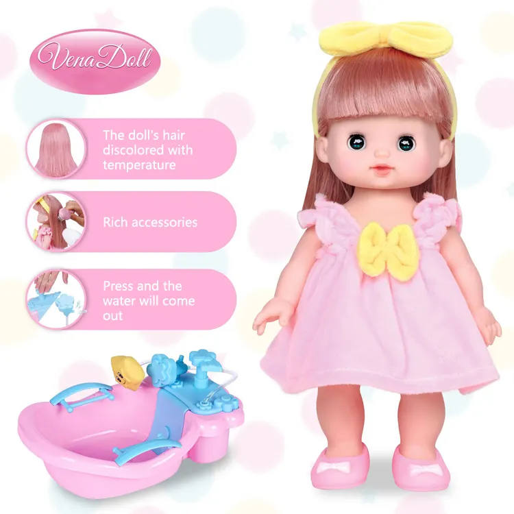 Diskon Besar Boneka Mandi Silikon Nina Boneka Bayi Silikon Fungsional Lucu Seperti Hidup untuk Anak Perempuan