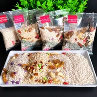Poudre de céréales fines de dattes rouges, goji, oreilles d'argent, graines de lotus, racine de lotus, amidon de lotus, 500g, rose, osmanthus, noix, petit-déjeuner, repas instantané