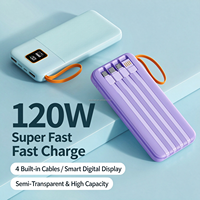 Batterie externe mobile à affichage LED haute capacité PD 22,5 W, vente directe, charge super rapide, grande capacité 10000 mAh, produit très vendu