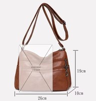 Sac à main pour femme en cuir souple, grande capacité, prix bas, nouvelle collection, vente flash