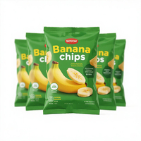 Fournisseur chinois de sachets alimentaires en aluminium avec impression personnalisée et fermeture à glissière pour chips de pommes, de pommes de terre, de plantains et de bananes