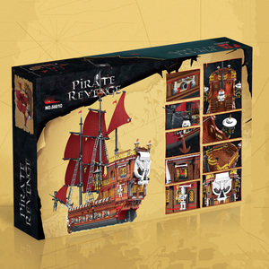 Ensemble <span class=keywords><strong>de</strong></span> blocs <span class=keywords><strong>de</strong></span> construction <span class=keywords><strong>de</strong></span> <span class=keywords><strong>bateau</strong></span> pirate Kit <span class=keywords><strong>de</strong></span> Construction <span class=keywords><strong>de</strong></span> modèle <span class=keywords><strong>de</strong></span> voilier cuirassé militaire navire <span class=keywords><strong>de</strong></span> <span class=keywords><strong>guerre</strong></span> jouet cadeau Collection fantaisie militaire - Product Image 5