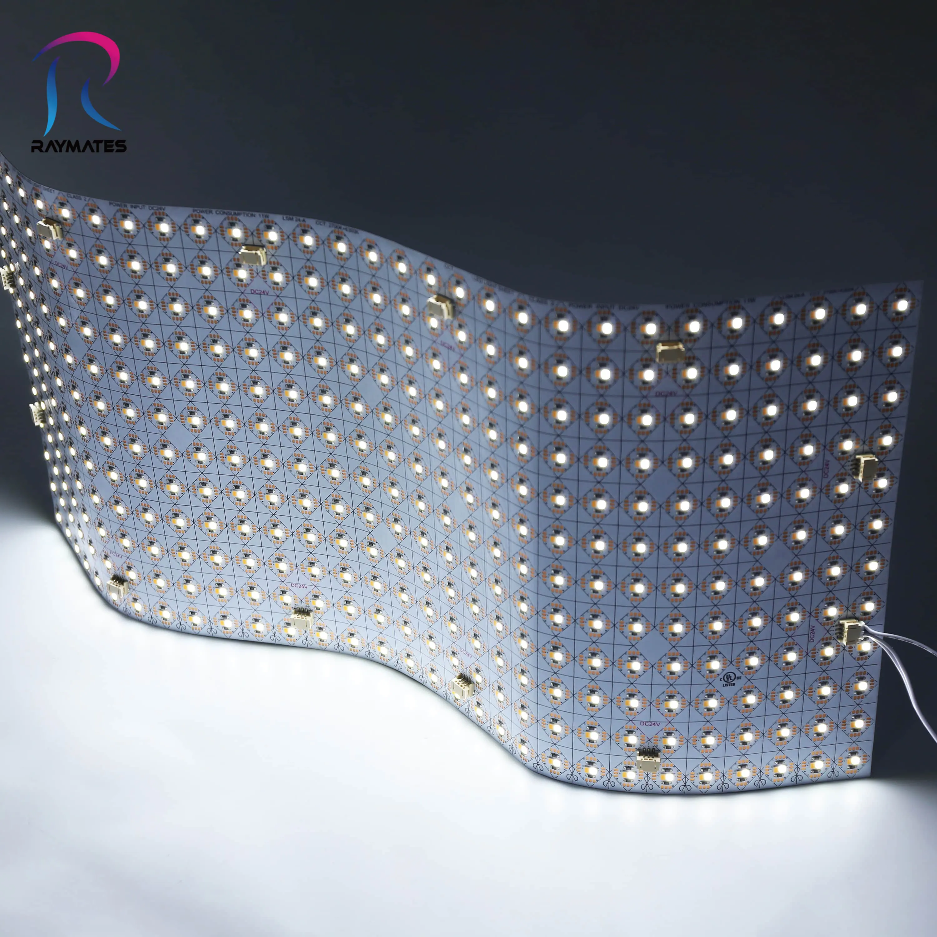 RAYMATES 720LEDs flexibles schneidbares Led-Bogen doppelfarbig hochwertiges LED-Matrix-Pixel-Panel