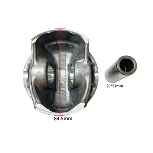 さまざまなモデルAudi VW EA839用リング付きOEM 84.5mmピストン<span class=keywords><strong>3</strong></span>.0 A6 A7 A8 Q7 DCB RS4 <span class=keywords><strong>2</strong></span>.9 & <span class=keywords><strong>3</strong></span>.0ターボV6ガソリンOE 06M107065AD - Product Image 2