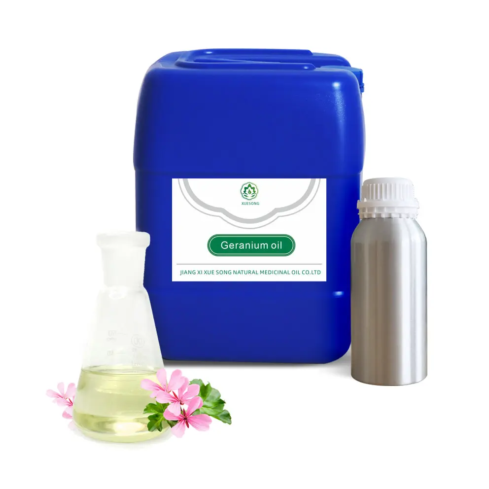 Fabricante, precio al por mayor, masaje corporal, aceite esencial de geranio Rosa orgánico puro, aceite de Rosa natural