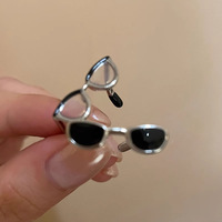 En gros, Anneau de lunettes en alliage, Anneaux de lunettes de soleil, Accessoire de mode, Anneau en forme de lunettes