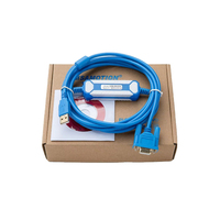 AMSAMOTION USB-MD204L Cable de Datos de PVC de 2.5-3 Metros con Conductor de Cobre para Uso Industrial, Pantalla Táctil HMI, Temperatura de Funcionamiento