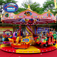Manèges de parc d'attractions, carrousel pour enfants, manège pour enfants, carrousel de parc à thème