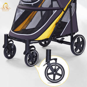 EUR Offre Spéciale PET Poussettes pour animaux <span class=keywords><strong>de</strong></span> compagnie Bicycle Trailer Carts Dog Bike Trailer for a Walk - Product Image 6