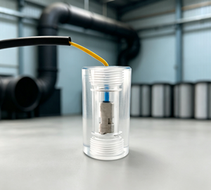 Interruptor de flujo de gas acrílico transparente, aislante y duradero para sistemas de conductos de monitoreo de gas seco en la industria ligera - Product Image 1
