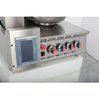 Machine à découper la viande en acier inoxydable pour barbecue, grilles du Moyen-Orient, rôtissoire à poulet, robot à gaz pour doner, machine automatique à couper le shawarma et les kebabs