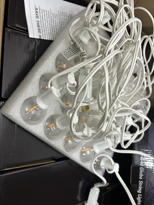 หลอดไฟไดโอดเปล่งแสง G40สำหรับลานบ้าน100ft 50ft 25ft ไฟราวกลางแจ้งตกแต่งงานแต่งงาน - Product Image 5