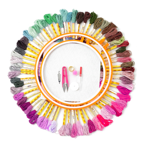 Telaio Rotondo in Plastica per Ricamo a Punto Croce - <span class=keywords><strong>Accessori</strong></span> Decorativi Ecologici e Durevoli per la Casa - Product Image 3