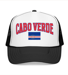 Casquette de baseball personnalisée avec emblème national du <span class=keywords><strong>Cap</strong></span>-<span class=keywords><strong>Vert</strong></span> imprimé sur le côté, en tissu respirant, casquette de sport incurvée pour les trajets quotidiens et les <span class=keywords><strong>vacances</strong></span> à la plage - Product Image 1