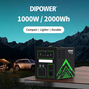 Station d'énergie solaire 1000W, capacité de la batterie 2000Wh, générateur portable de stockage d'énergie pour le camping et l'utilisation domestique - Product Image 6