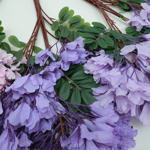 Ramas de Árbol de Jacaranda Artificiales Xinchengzhi, Color Morado Claro, Rosa, Morado Oscuro, Ramo de Plástico, Decoración Interior y Exterior - Product Image 1