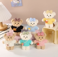 Nouvelle Décoration de Sac Ourson en Peluche Mignon Style Coréen, Porte-clés et Accessoire de Poupée pour Filles, Idéal comme Petit Cadeau