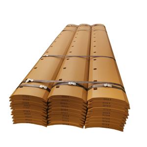 Запчасти автогрейдера 3 точечный 13 отверстия изогнутый нож грейдера режущей кромки 5d9558 для грейдера 140 г - Product Image 3