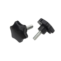 M3 M4 M5 M6 M8 M10 ensemble de plastique couvercle de vis à oreilles filetage en plastique formant autotaraudeuse pour vis en spirale en plastique avec Base en acier