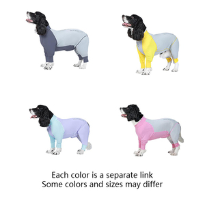 Ropa Protectora para Mascotas Cool Sense, Ropa para Perros de Cuatro Patas, Protección Solar y Anti-gusanos, para <span class=keywords><strong>Border</strong></span> <span class=keywords><strong>Collie</strong></span>, Perros Grandes, Ropa Postoperatoria - Product Image 4