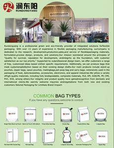 プラスチック製ジッパーロック窓袋付き,印刷ロゴ包装用食品バッグ - Product Image 5